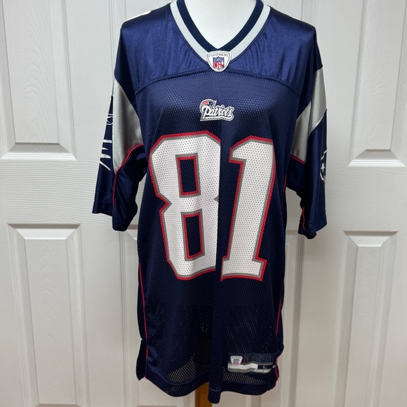 Reebook NFL Randy Moss New England Patriots Shirt - Size L. - Picture 2 of 16